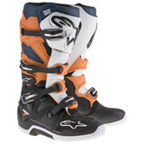 Alpinestars Tech 7 Boots  Black/Orange/White/Blue