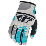 Fly Racing Kinetic K221 Gloves Grey/Blue
