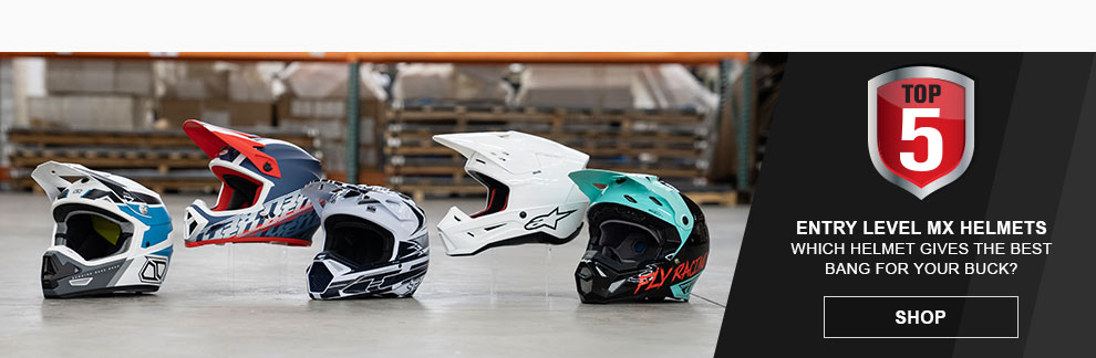 Top 5 Entry Level MX Helmets